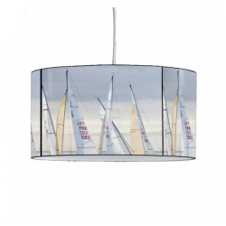 Décoration Luminaire Animaux Lampe suspension collection plisson bateaux voiles -PL1625SUS