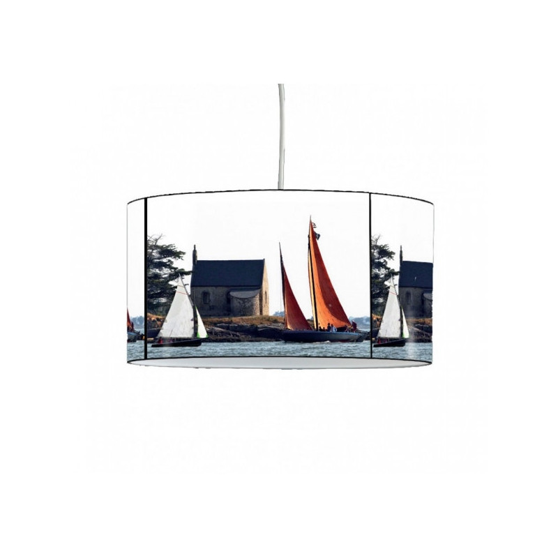 Décoration Luminaire Animaux Lampe suspension collection plisson bateau voilier bretagne -PL1616SUS