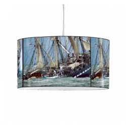 Décoration Luminaire Animaux Lampe suspension collection plisson bateau belem -PL1603SUS