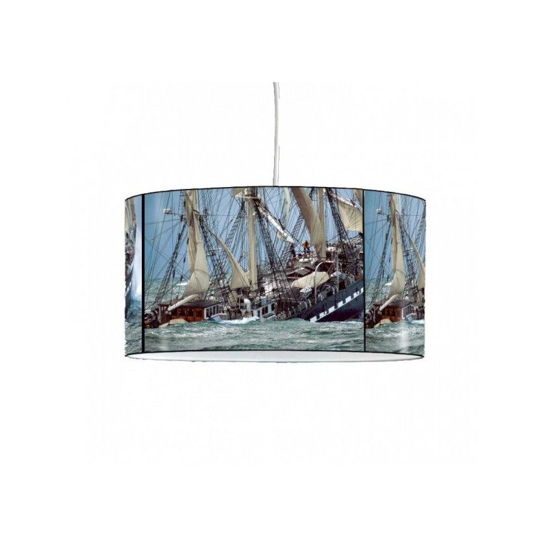 Décoration Luminaire Animaux Lampe suspension collection plisson bateau belem -PL1603SUS