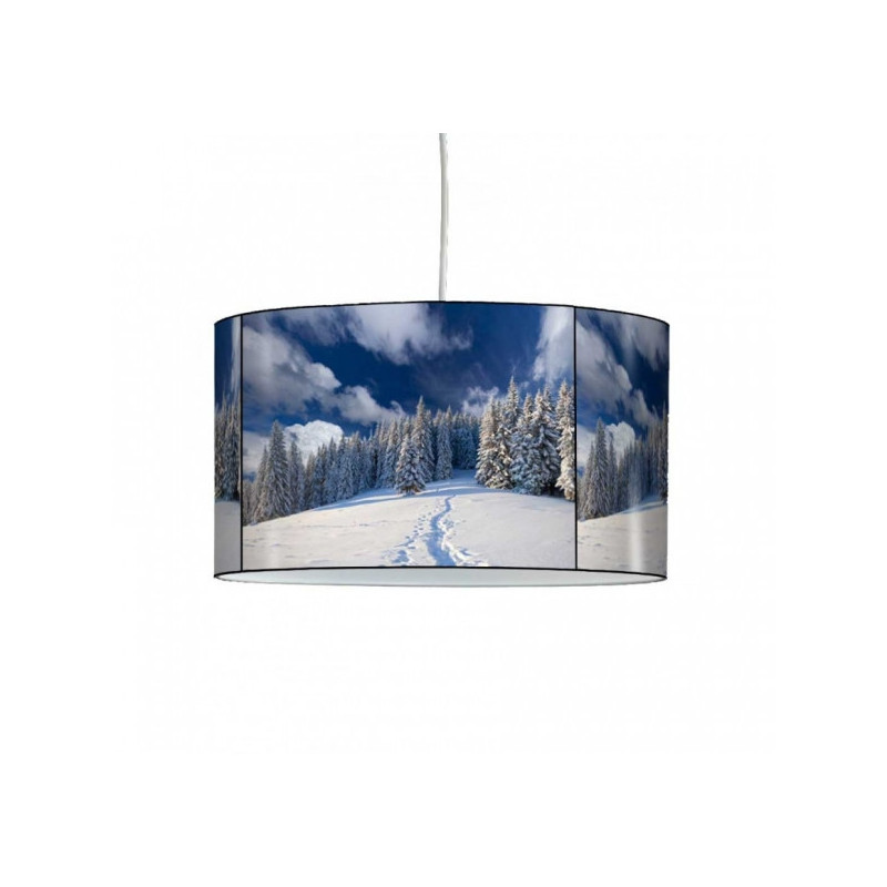 Décoration Luminaire Animaux Lampe suspension montagne traces dans la neige -MO1534SUS