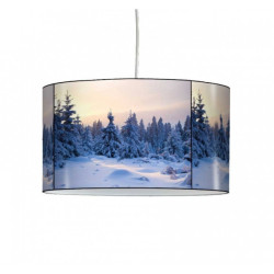 Décoration Luminaire Animaux Lampe suspension montagne sapin en hiver -MO1212SUS