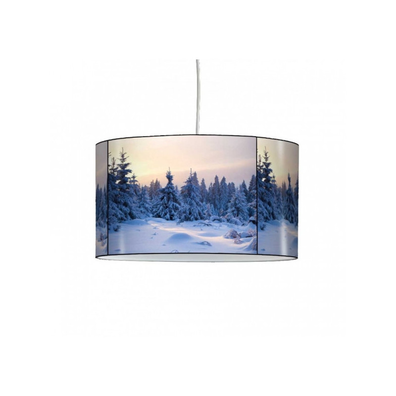 Décoration Luminaire Animaux Lampe suspension montagne sapin en hiver -MO1212SUS