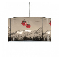 Décoration Luminaire Animaux Lampe suspension montagne télécabines vintage -MO1628SUS