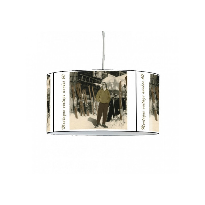 Décoration Luminaire Animaux Lampe suspension montagne station vintage -MO1640SUS