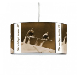 Décoration Luminaire Animaux Lampe suspension montagne skieur années 60 -MO1630SUS