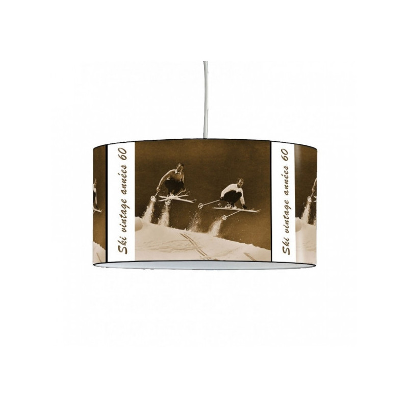 Décoration Luminaire Animaux Lampe suspension montagne skieur années 60 -MO1630SUS