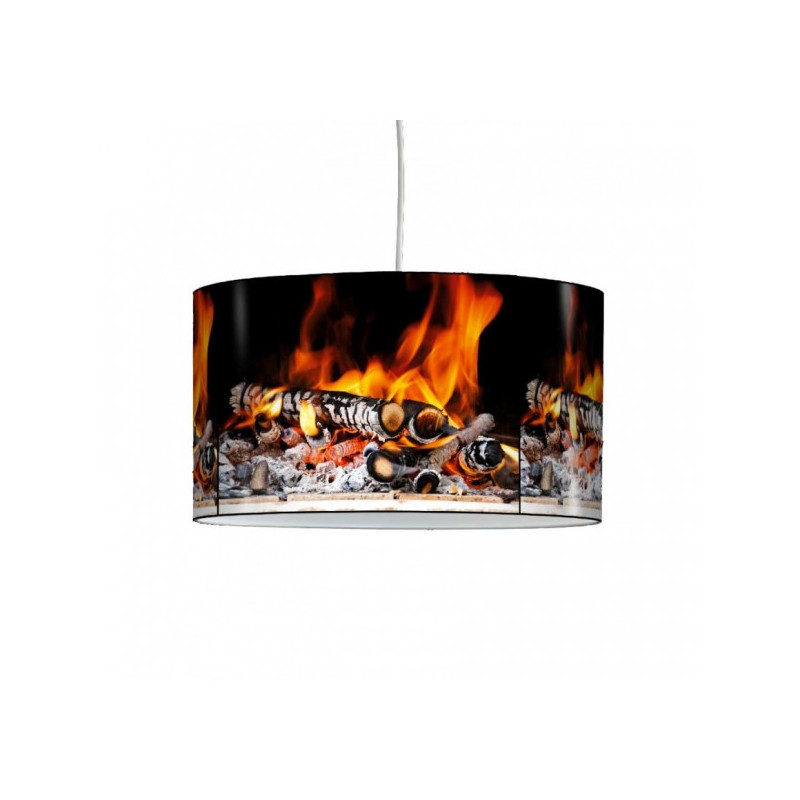 Décoration Luminaire Animaux Lampe suspension montagne feu de bois -MO1209SUS