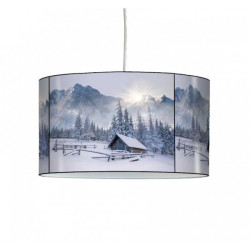 Décoration Luminaire Animaux Lampe suspension montagne chalet neige et soleil -MO1423SUS