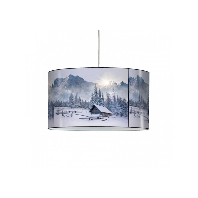 Décoration Luminaire Animaux Lampe suspension montagne chalet neige et soleil -MO1423SUS