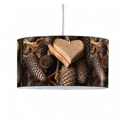 Décoration Luminaire Animaux Lampe suspension montagne bois -MO1509SUS