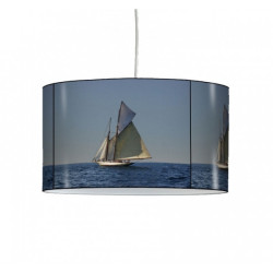 Décoration Luminaire Animaux Lampe suspension marine voilier en mer -MA1367SUS