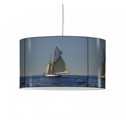 Décoration Luminaire Animaux Lampe suspension marine voilier en mer -MA1367SUS