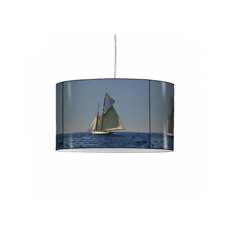 Décoration Luminaire Animaux Lampe suspension marine voilier en mer -MA1367SUS