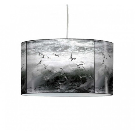 Décoration Luminaire Animaux Lampe suspension marine mouette et vague -MA1519SUS