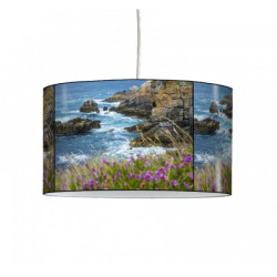 Décoration Luminaire Animaux Lampe suspension marine rochers et fleur -MA1431SUS