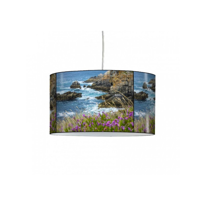 Décoration Luminaire Animaux Lampe suspension marine rochers et fleur -MA1431SUS