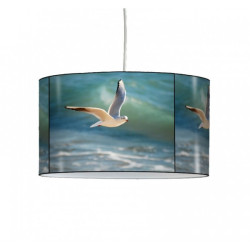 Décoration Luminaire Animaux Oiseau Lampe suspension marine mouette en vol -MA1212SUS