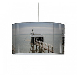 Décoration Luminaire Animaux Lampe suspension marine maison sur pilotis -MA1214SUS