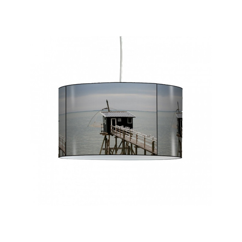 Décoration Luminaire Animaux Lampe suspension marine maison sur pilotis -MA1214SUS