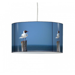 Décoration Luminaire Animaux Lampe suspension marine mouette -MA47SUS