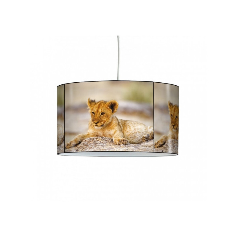 Décoration Luminaire Animaux Lampe suspension animaux sauvages lionceau -AS1201SUS