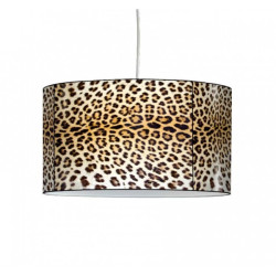 Décoration Luminaire Animaux Lampe suspension collection matières peau de léopard -MAT1309SUS