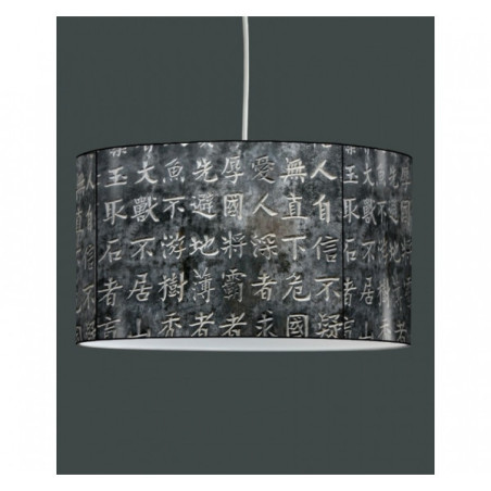 Décoration Luminaire Animaux Lampe suspension zen design ecritures chinoises -ZE1306SUS