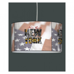Décoration Luminaire Animaux Lampe suspension ville drapeau new york -VI1204SUS