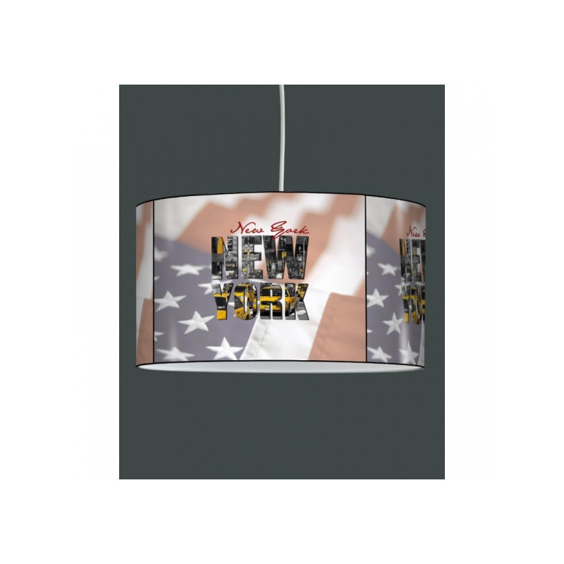 Décoration Luminaire Animaux Lampe suspension ville drapeau new york -VI1204SUS