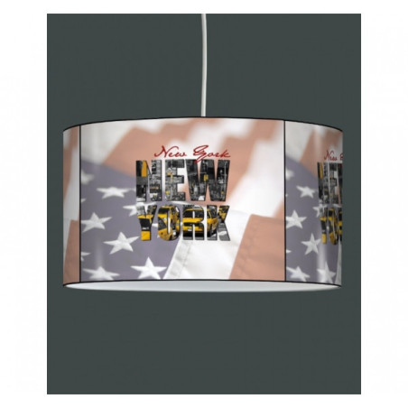 Décoration Luminaire Animaux Lampe suspension ville drapeau new york -VI1204SUS