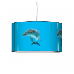 Décoration Luminaire Animaux Lampe suspension faune marine dauphin -FM1209SUS