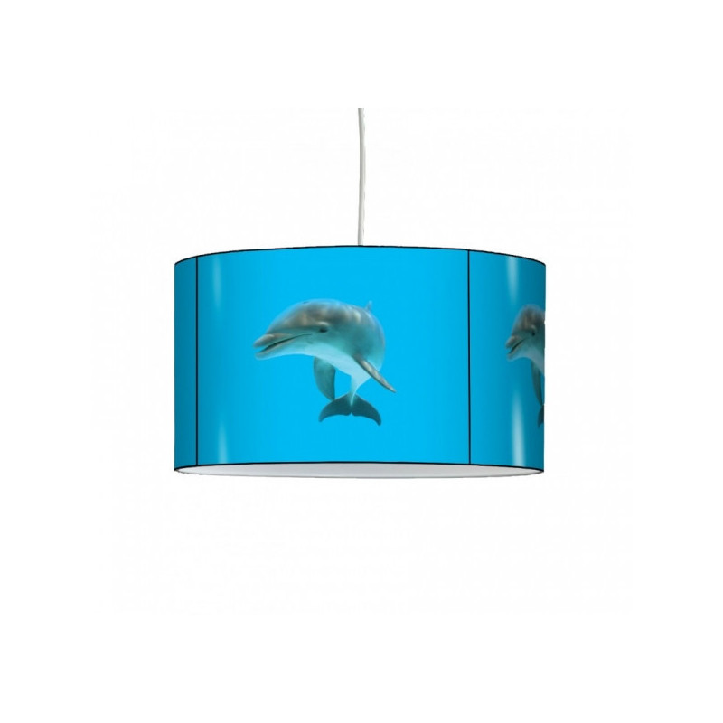 Lampe suspension faune marine dauphin -FM1209SUS