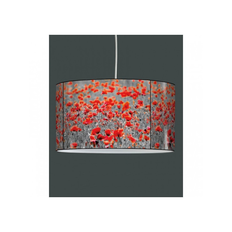 Décoration Luminaire Animaux Lampe suspension tendance champ de coquelicots -TE1323SUS