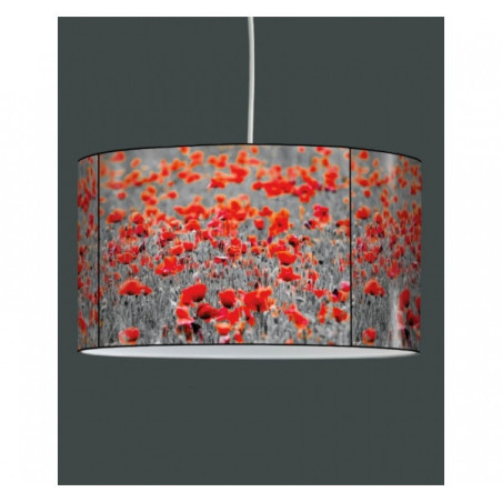 Décoration Luminaire Animaux Lampe suspension tendance champ de coquelicots -TE1323SUS