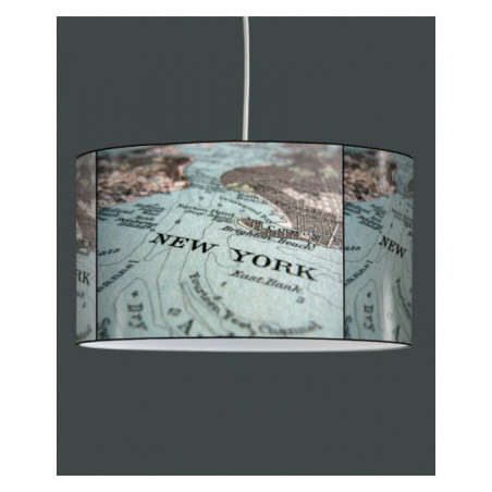 Décoration Luminaire Animaux Lampe suspension tendance carte new york -TE1206SUS