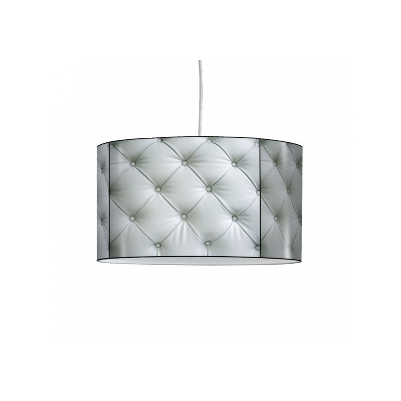 Décoration Luminaire Animaux Lampe suspension collection matières capiton blanc -MAT1308SUS