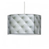 Décoration Luminaire Animaux Lampe suspension collection matières capiton blanc -MAT1308SUS