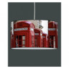 Décoration Luminaire Animaux Lampe suspension ville cabines téléphoniques anglaises -VI1213SUS