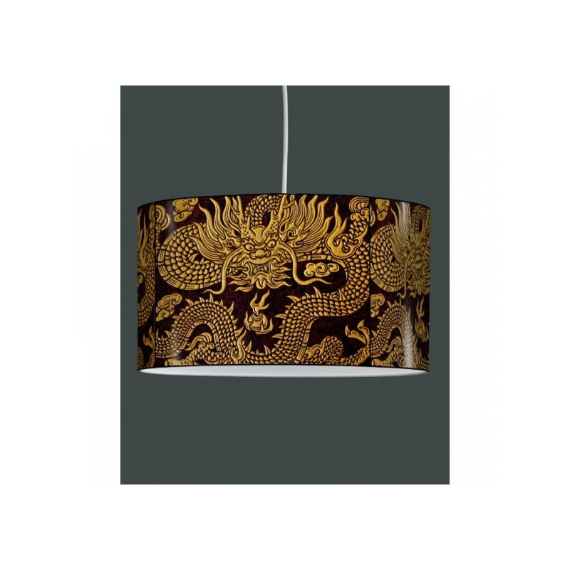 Décoration Luminaire Animaux Lampe suspension zen design broderies chinoises -ZE1315SUS