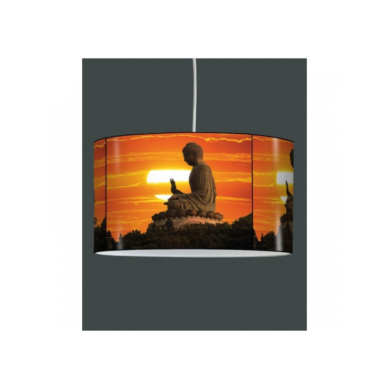 Décoration Luminaire Animaux Lampe suspension zen design bouddha couché de soleil -ZE1319SUS