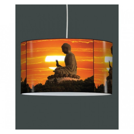 Décoration Luminaire Animaux Lampe suspension zen design bouddha couché de soleil -ZE1319SUS