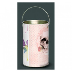 Décoration Luminaire Animaux Lanterne tendance tête de mort rose -TE3LAN