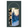 Décoration Luminaire Animaux Lanterne montagne buches -MO2LAN