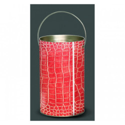 Décoration Luminaire Animaux Lanterne matière cuir rouge -MAT3LAN