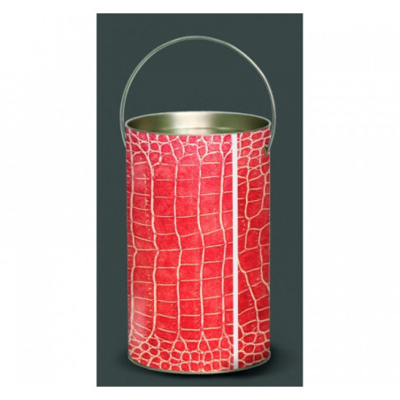 Décoration Luminaire Animaux Lanterne matière cuir rouge -MAT3LAN