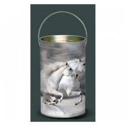 Décoration Luminaire Animaux Lanterne nos amis chevaux blancs -NOA1LAN