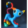 Animaux-Bois-Animaux-Bronzes.com propose Statuette d'animaux django le Chat Jacky Zegers -JZ08