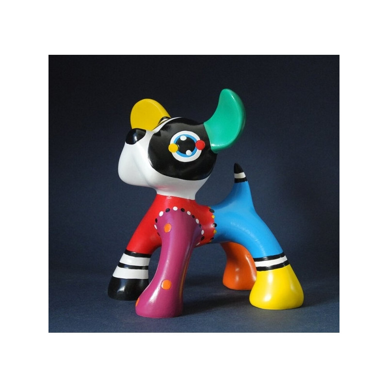 Animaux-Bois-Animaux-Bronzes propose Figurine d'animaux junio - le chien - small Jacky Zegers -JZ06