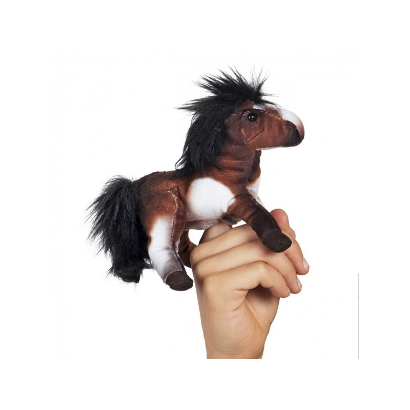 Mini cheval marionnette à doigts Folkmanis thème Cheval